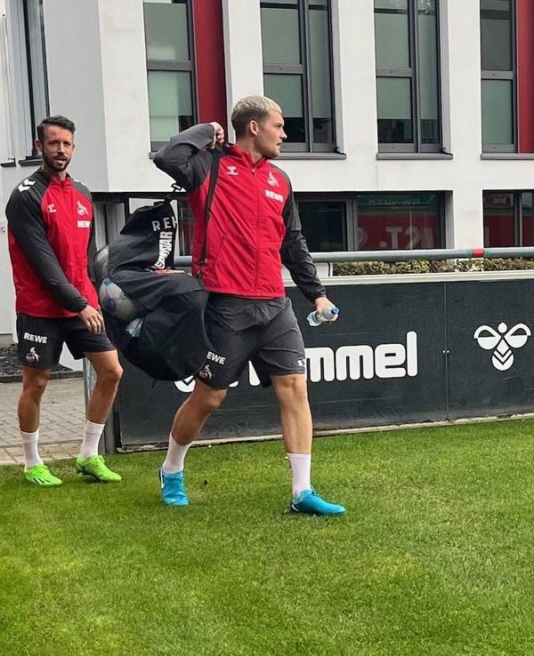 FC-Training mit Mark Uth