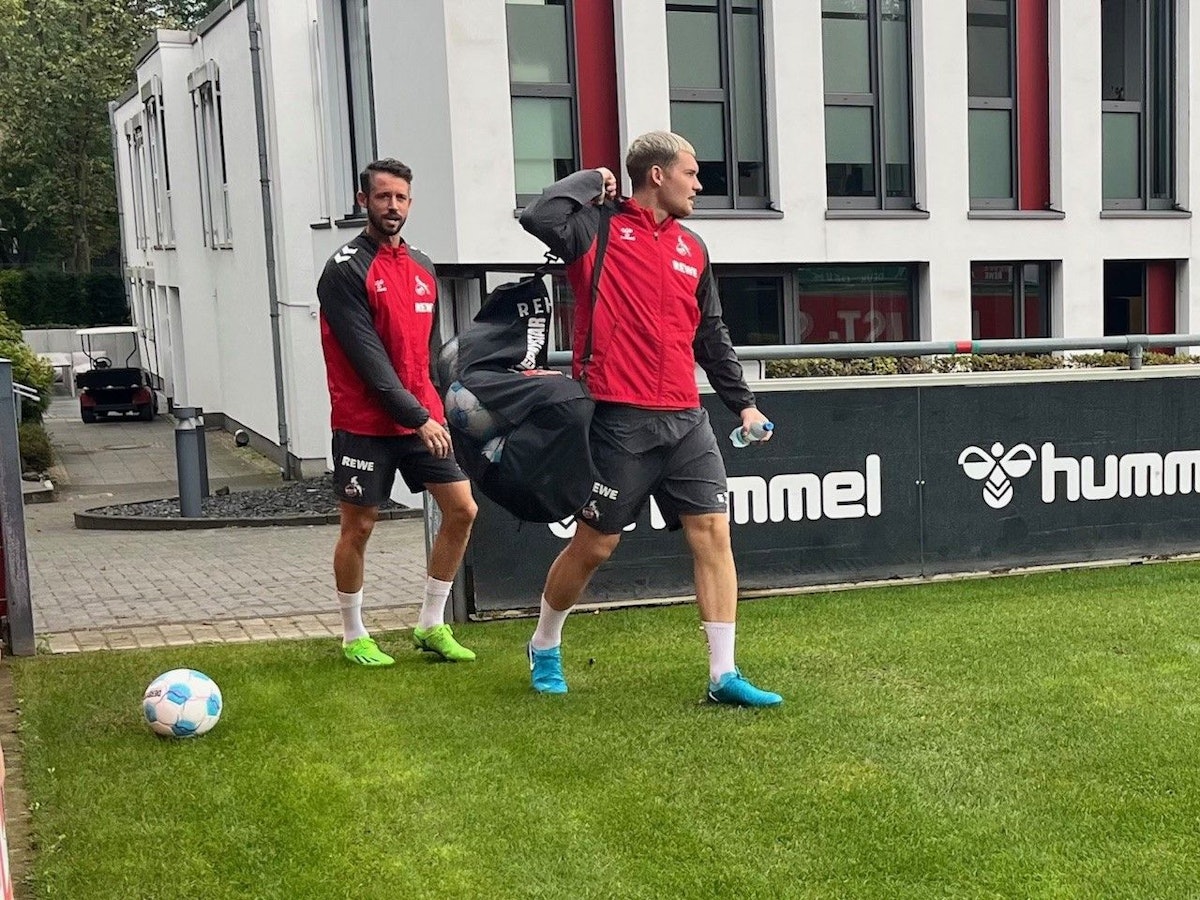 FC-Training mit Mark Uth
