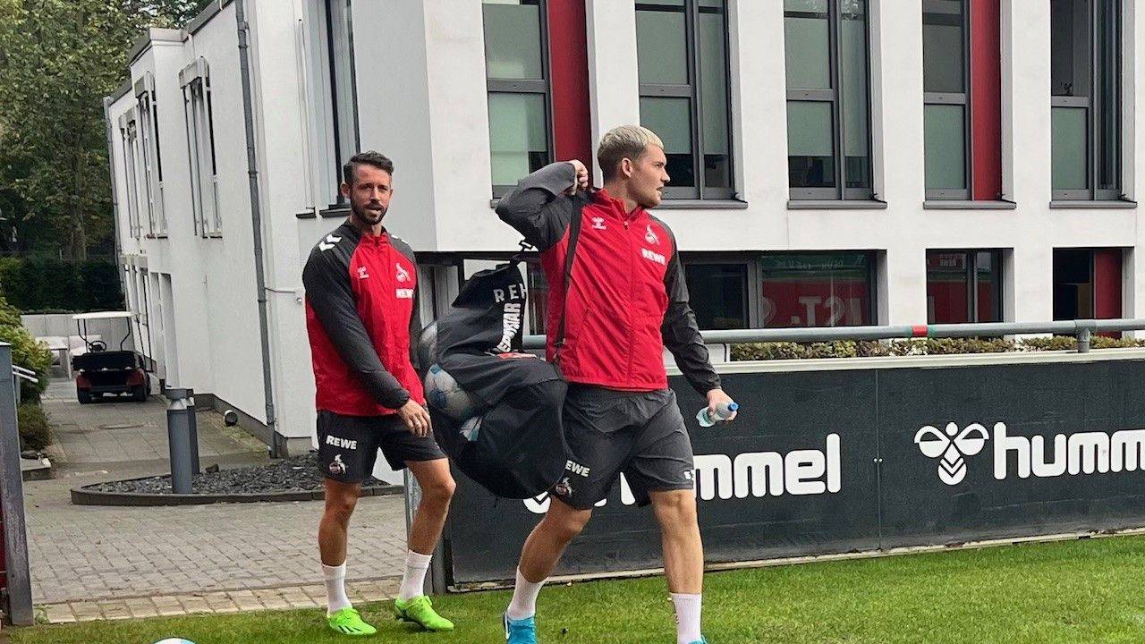 FC-Training mit Mark Uth