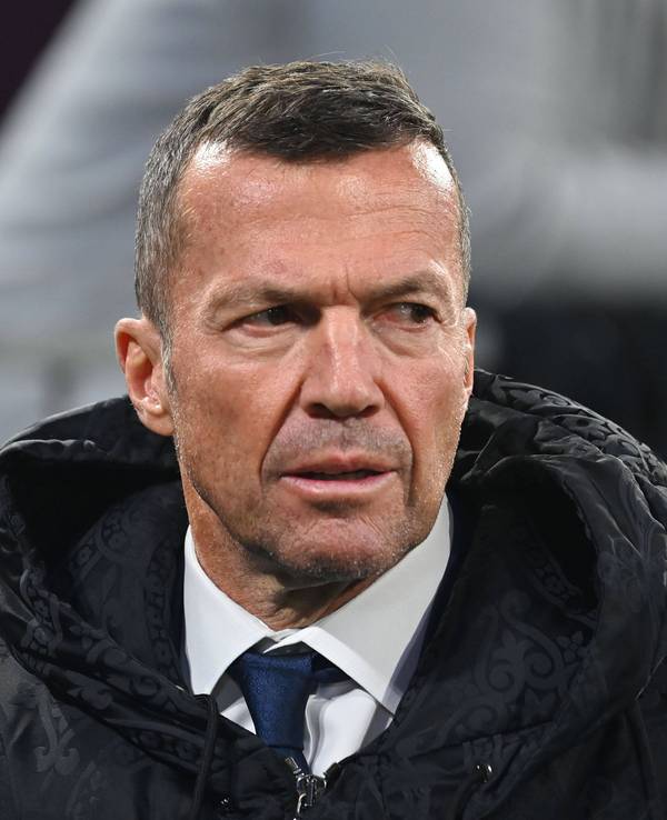 Lothar Matthäus beim Champions-League-Spiel zwischen dem FC Bayern München und Dinamo Zagreb.