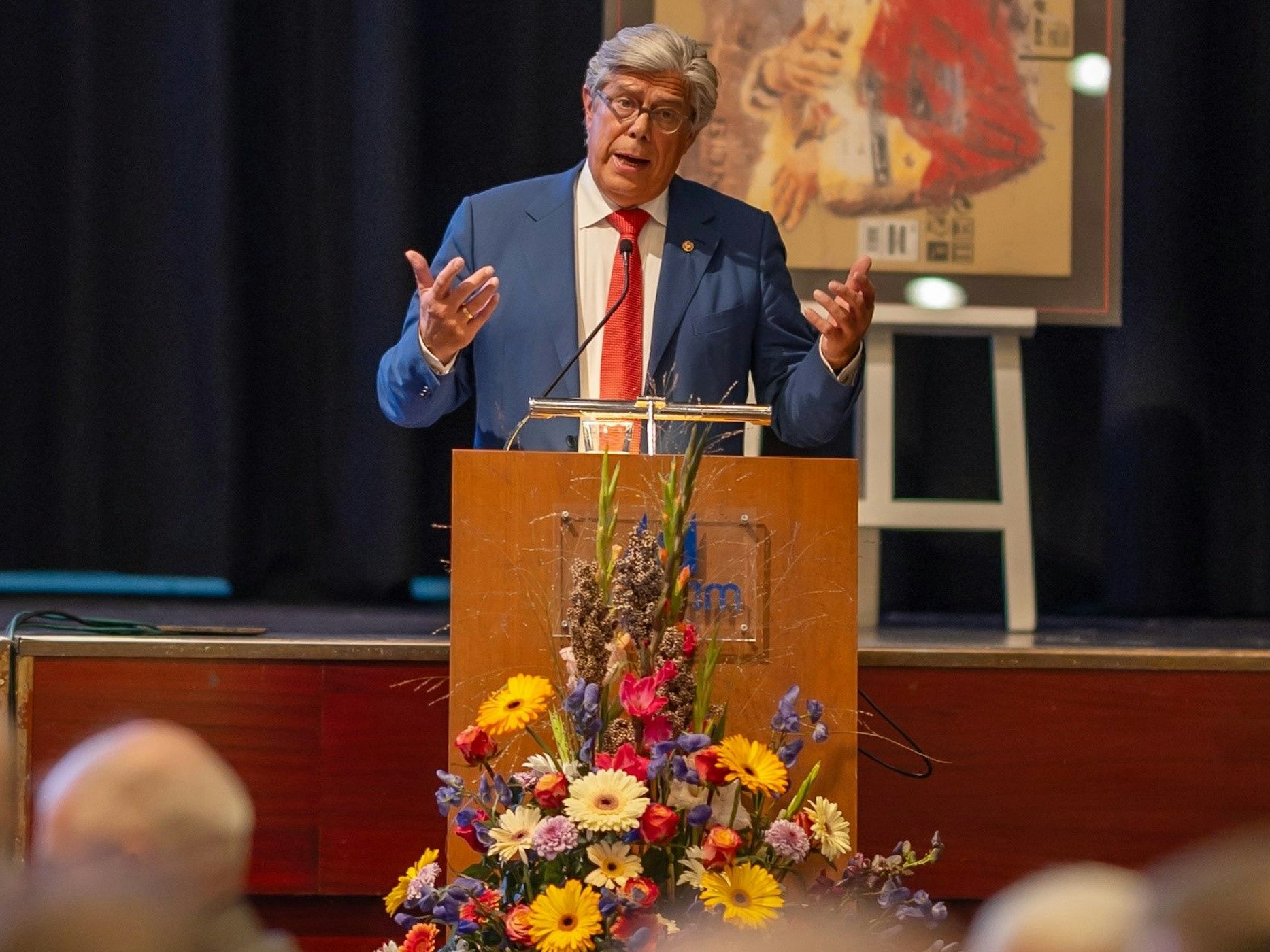 Heinz-Günther Hunold von den Roten Funken.