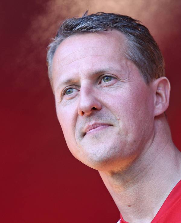Michael Schumacher beim Abschiedsspiel von Ex-Nationalspieler Michael Ballack.