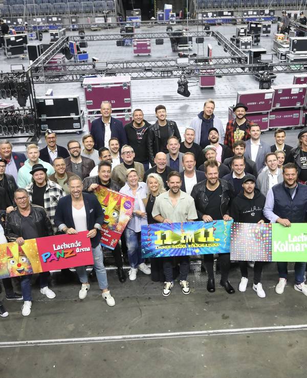 Pressekonferenz zu „Lachende Kölnarena“, „Elfter im Elften“ und „Lachende PÄNZarena“.