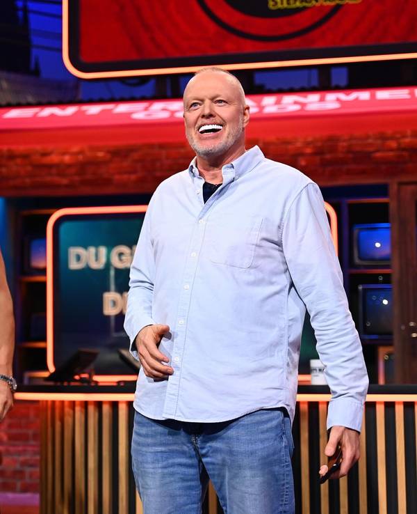 Thorsten Legat (l.) hatte einen Kurzauftritt bei Stefan Raab