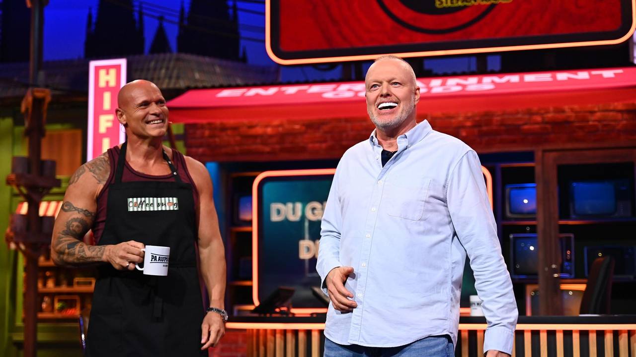 Thorsten Legat (l.) hatte einen Kurzauftritt bei Stefan Raab