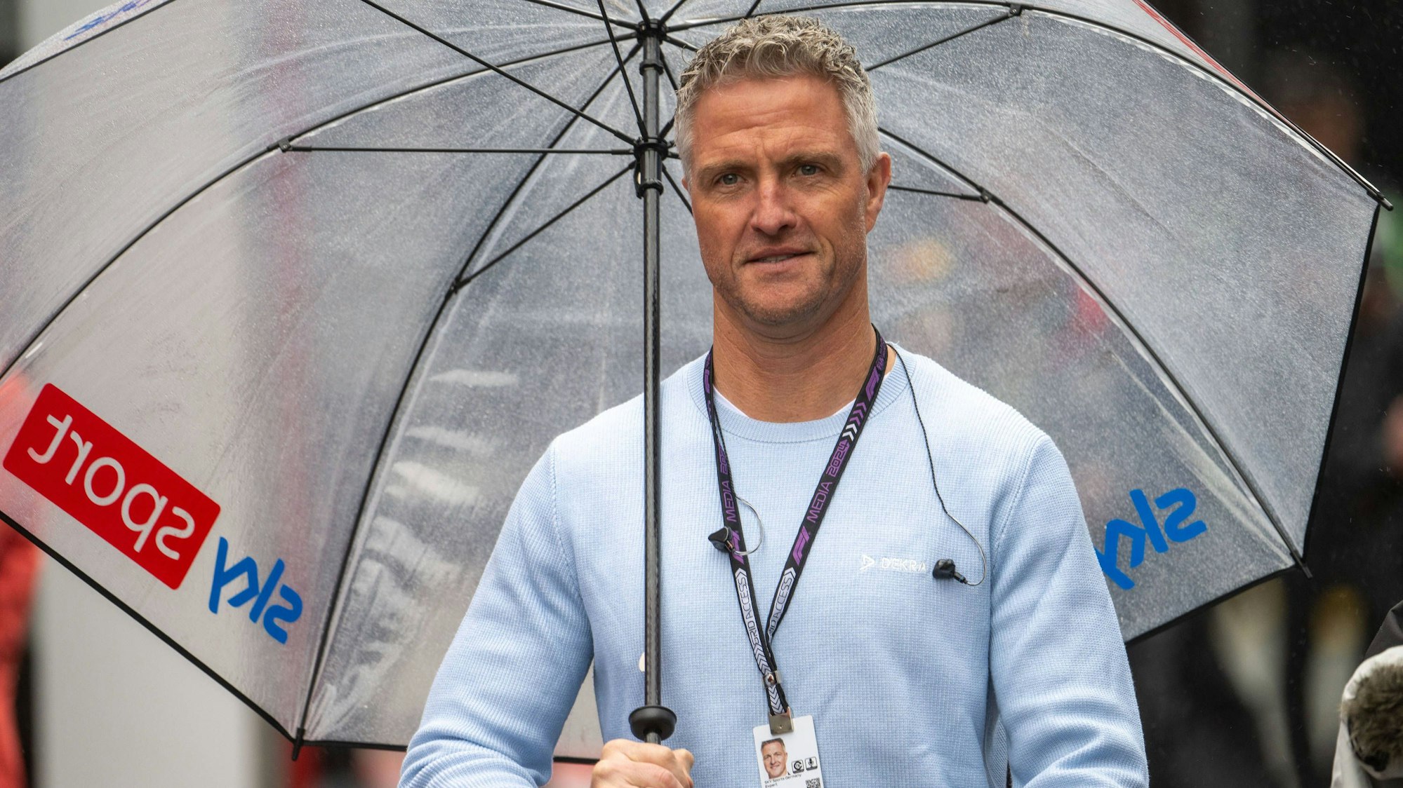 Ralf Schumacher bei einem Auftritt als Sky-Experte in der Formel 1.