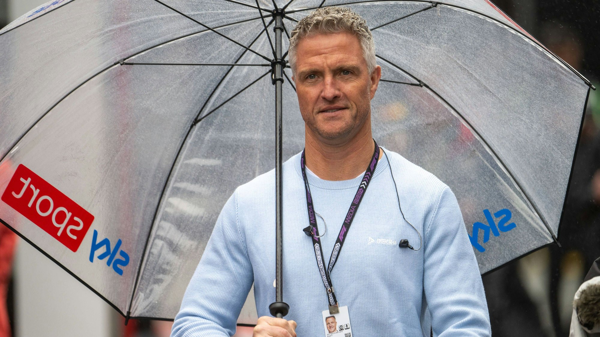 Ralf Schumacher bei einem Auftritt als Sky-Experte in der Formel 1.