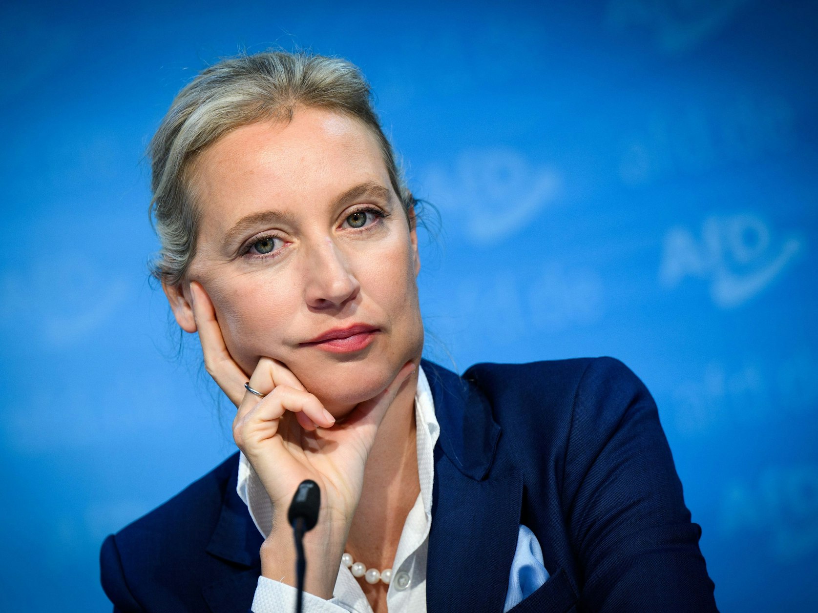 Die AfD-Vorsitzende Alice Weidel (hier am 23. September) soll Kanzlerkandidatin ihrer Partei für die Bundestagswahl 2025 werden.