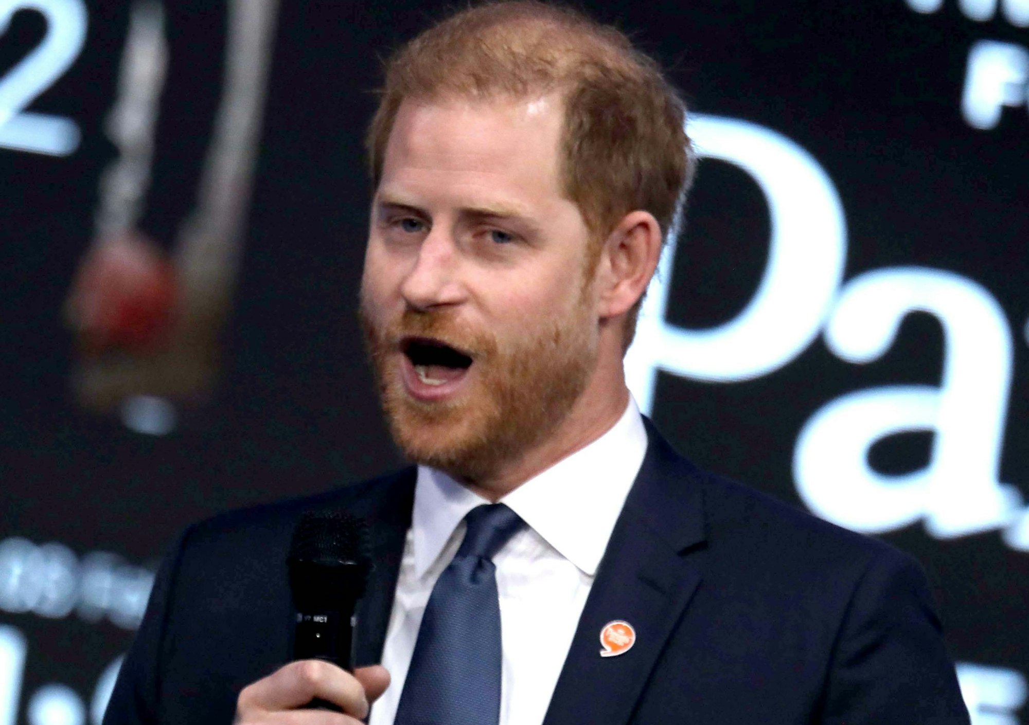 Prinz Harry (hier am 24. September in New York) wagte sich mit Jimmy Fallon ins Grusel-Kabinett.