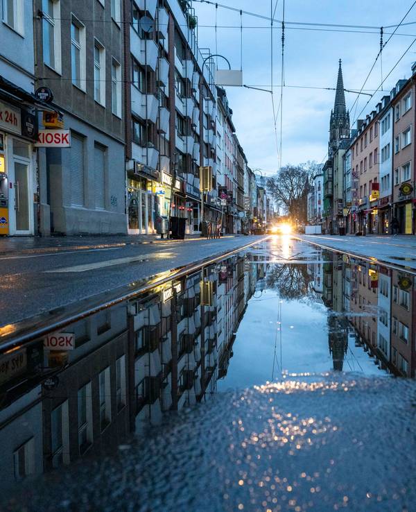 Blick auf die Zülpicher Straße