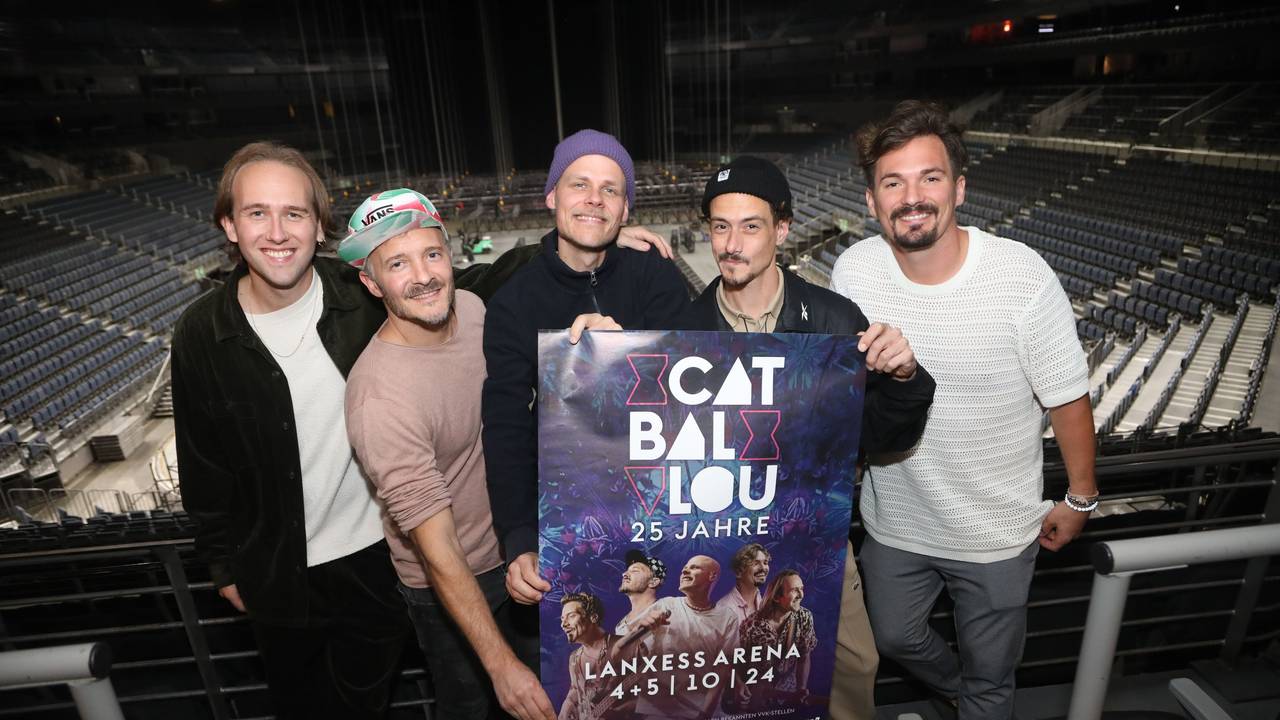 Die Musikband Cat Ballou in der Lanxess-Arena.