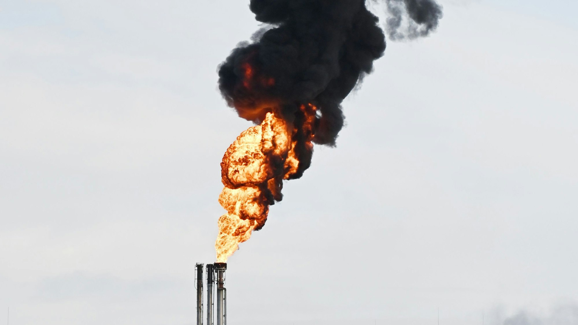 Im LyondellBasell-Werk in Wesseling kam es am Mittwochmorgen (2. Oktober 2024) zu einer heftigen Fackeltätigkeit.