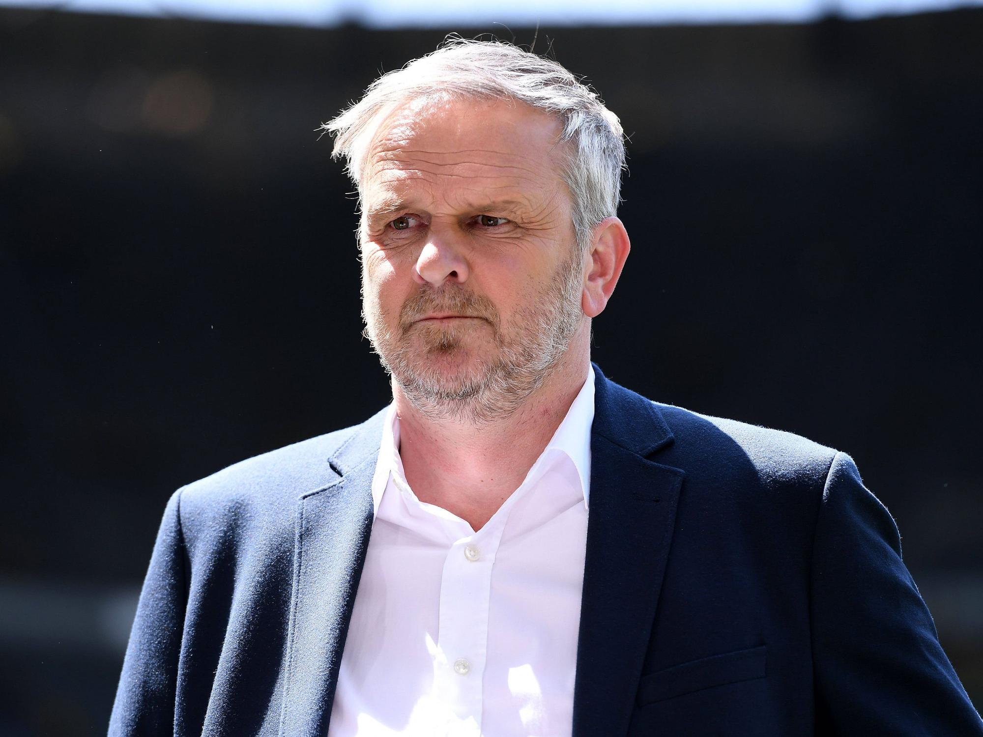 Didi Hamann am Rande des Bundesliga-Spiels Borussia Dortmund gegen Mainz 05.