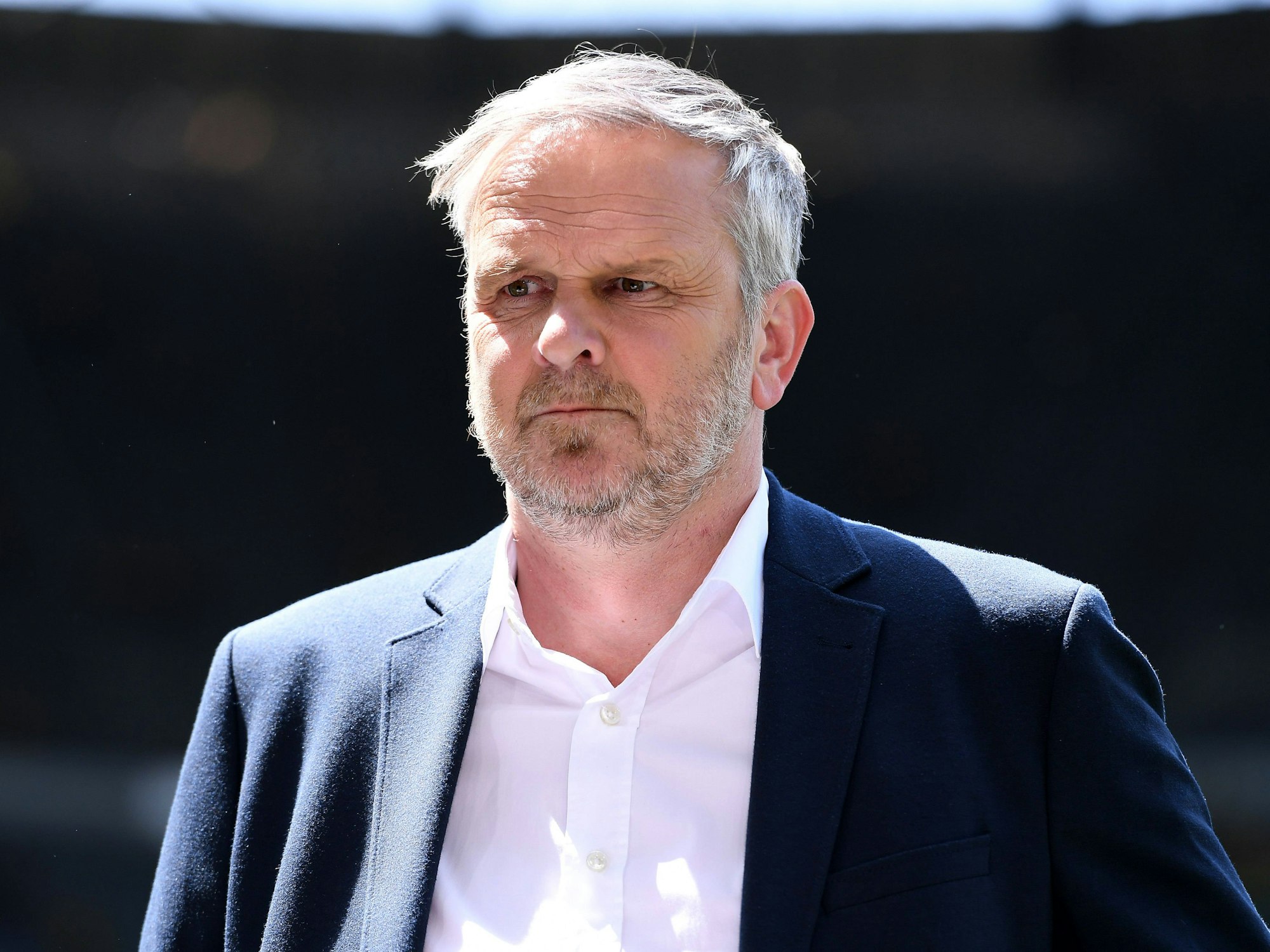 Didi Hamann am Rande des Bundesliga-Spiels Borussia Dortmund gegen Mainz 05.