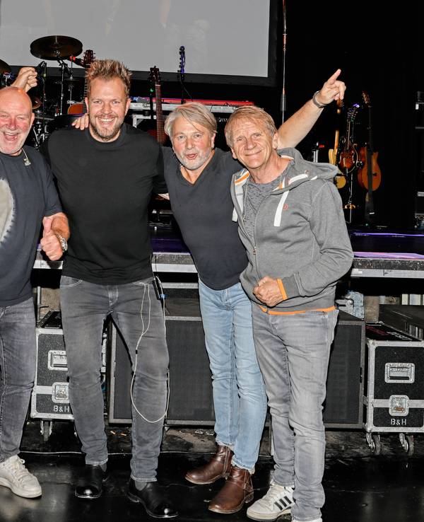 Die Paveier vor dem Konzert im Gloria.