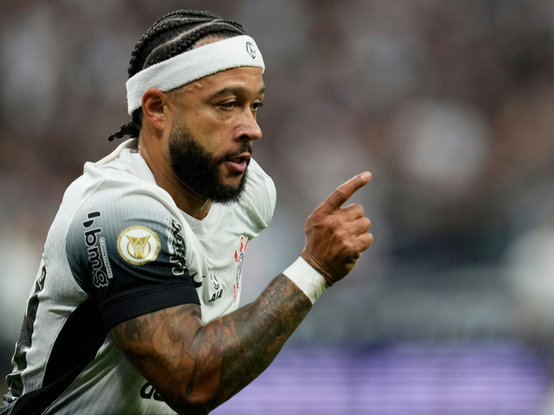 Memphis Depay in Aktion.