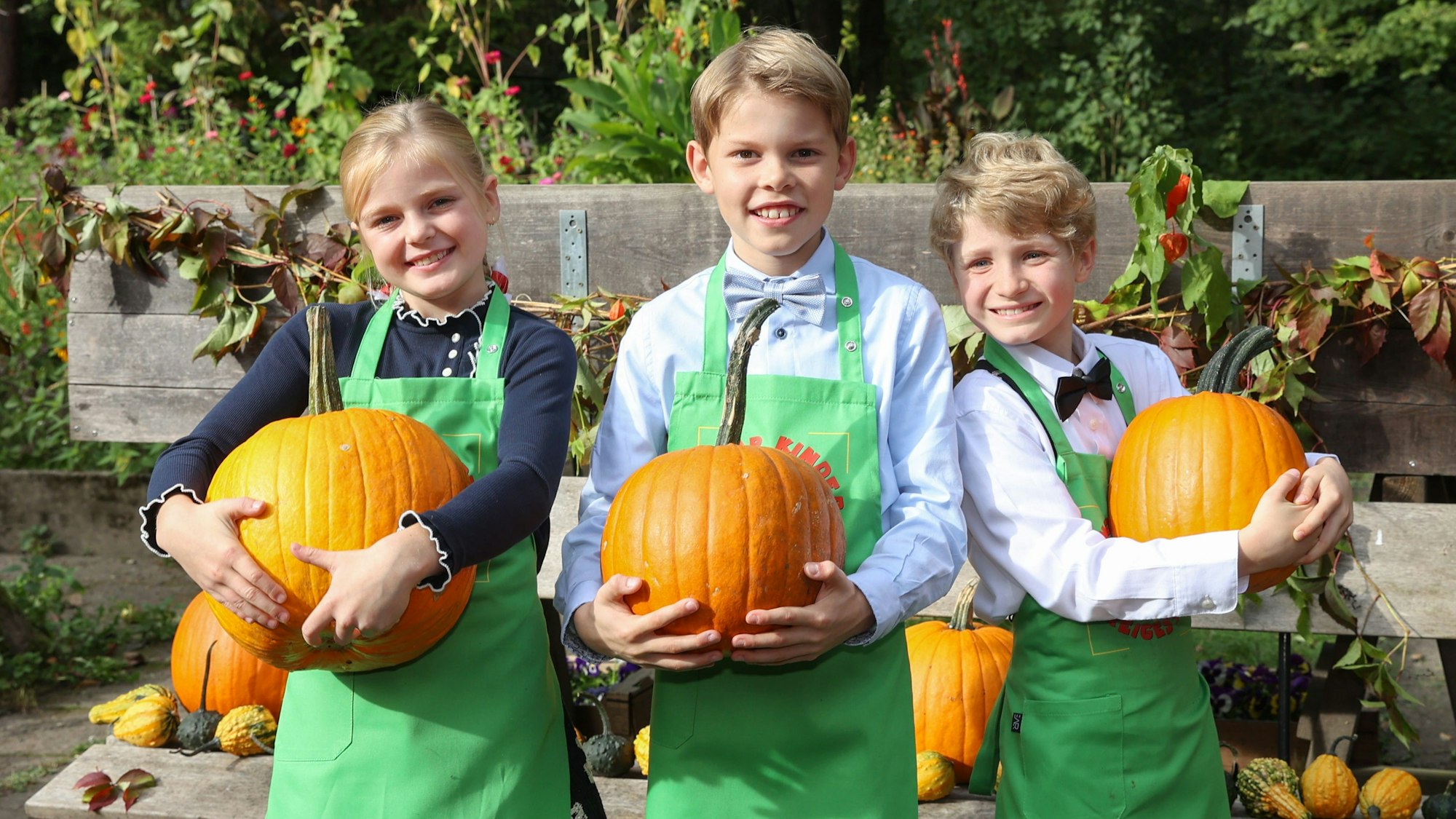Vorstellung des Kölner Kinderdreigestirns für die Session 2025.