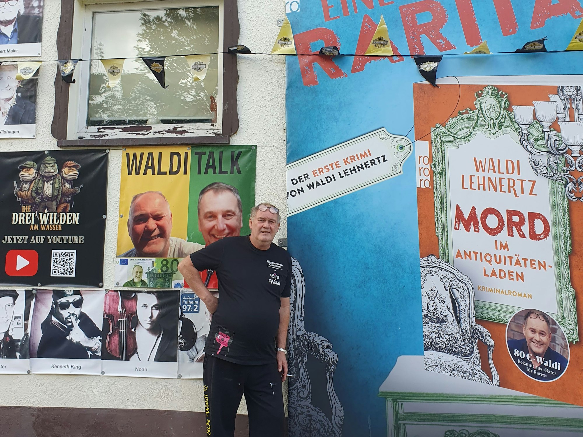 „80-Euro-Waldi“ vor seiner „Hall of Fame“