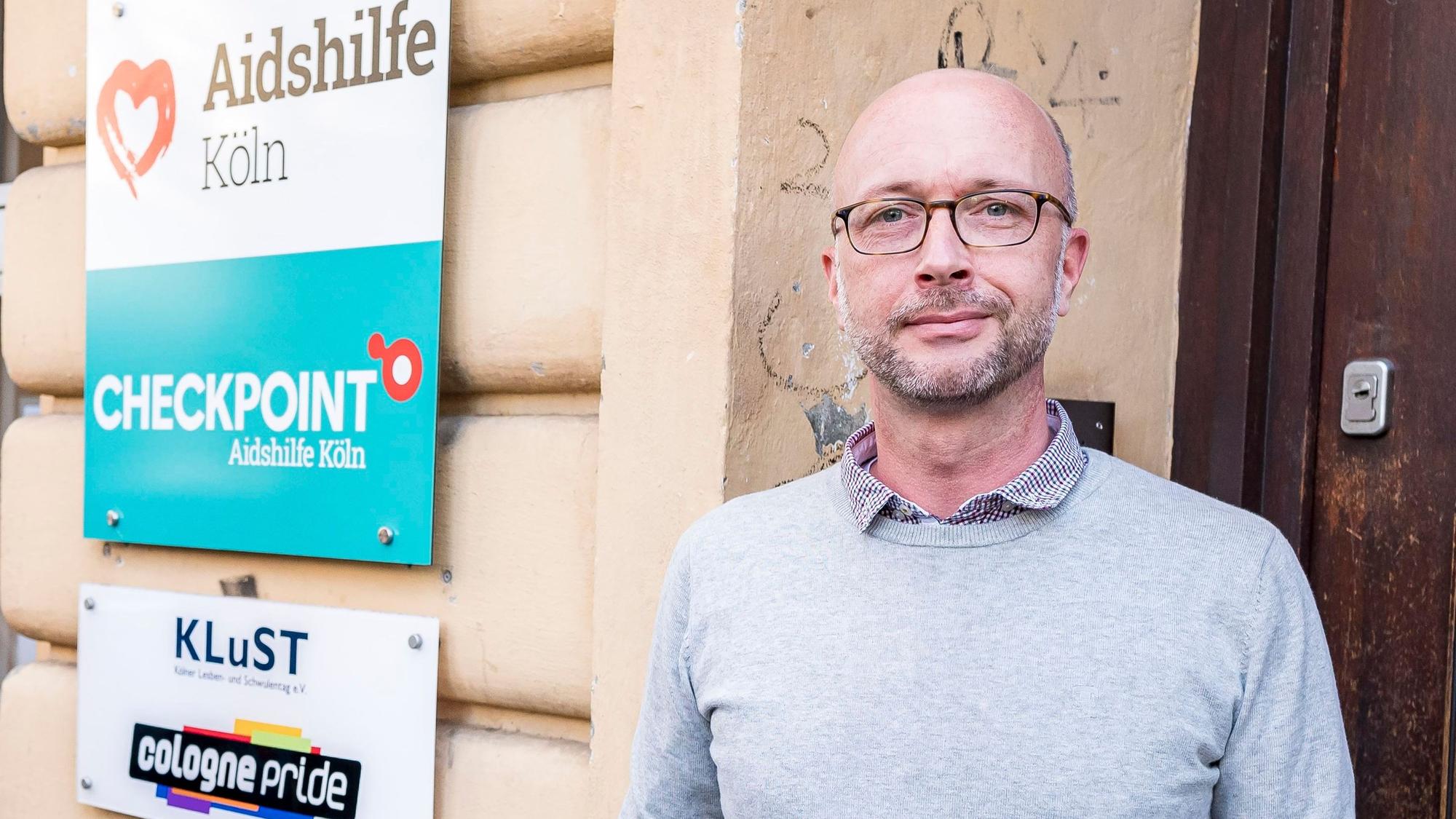 Oliver Schubert, Geschäftsführer der Aidshilfe Köln.