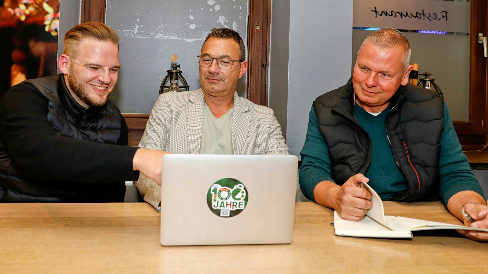 „Jan von Werth“ bei den Vorbereitungen zum Jubiläum.