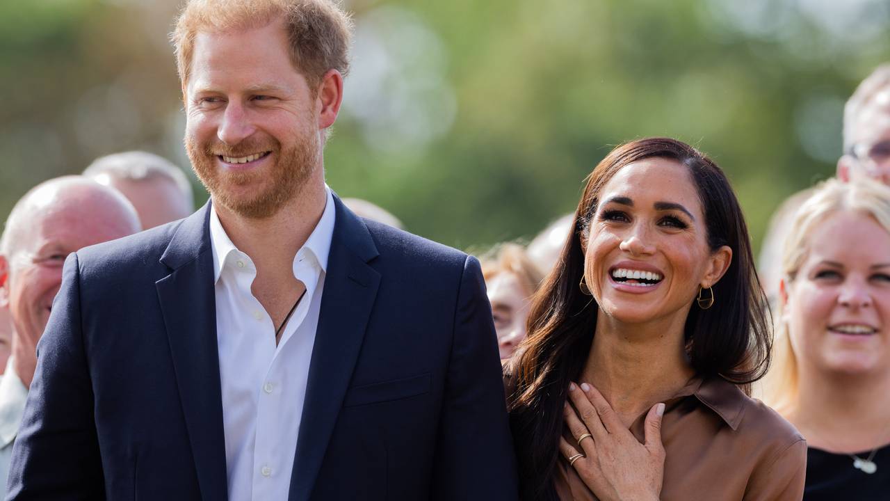 Prinz Harry und seine Frau Meghan (hier 2023).