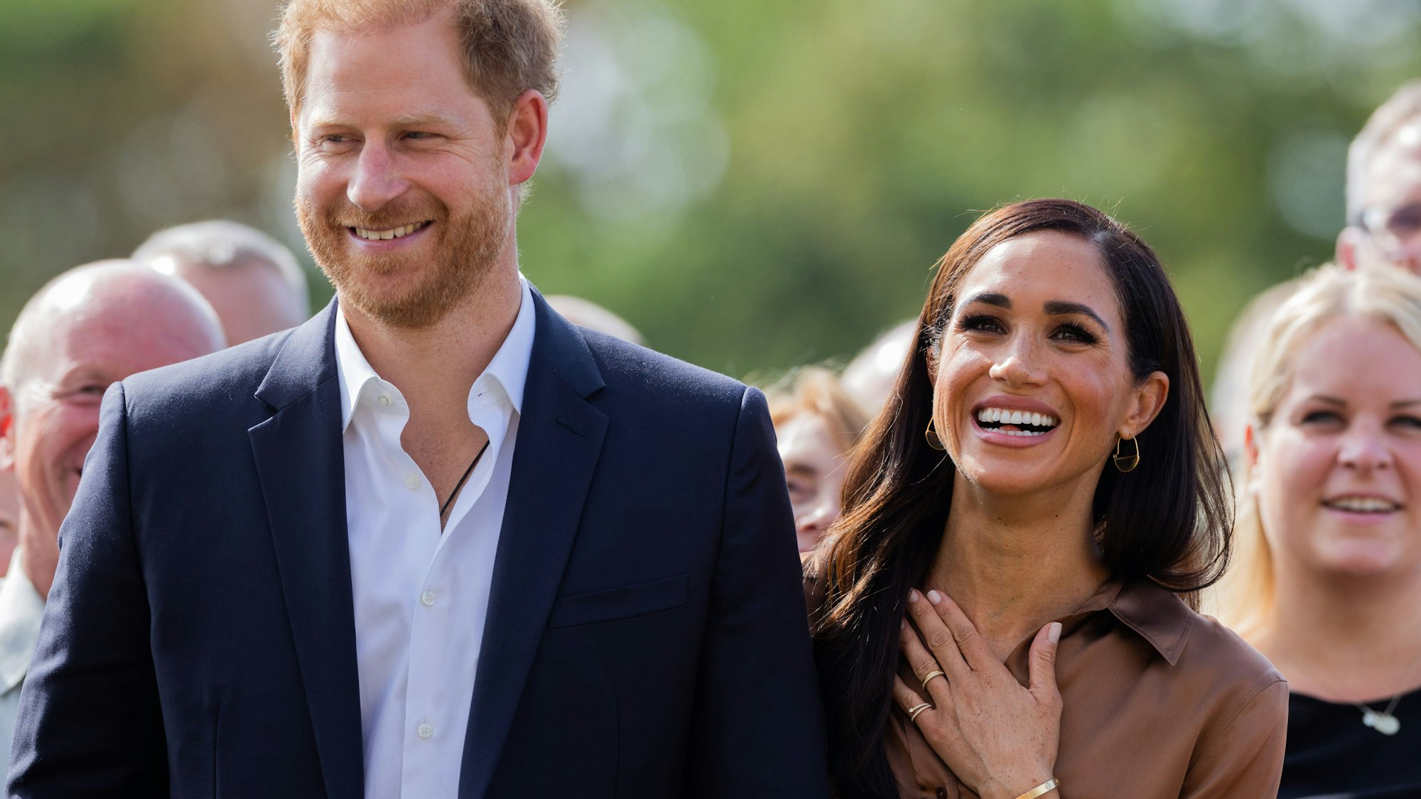 Prinz Harry und seine Frau Meghan (hier 2023).