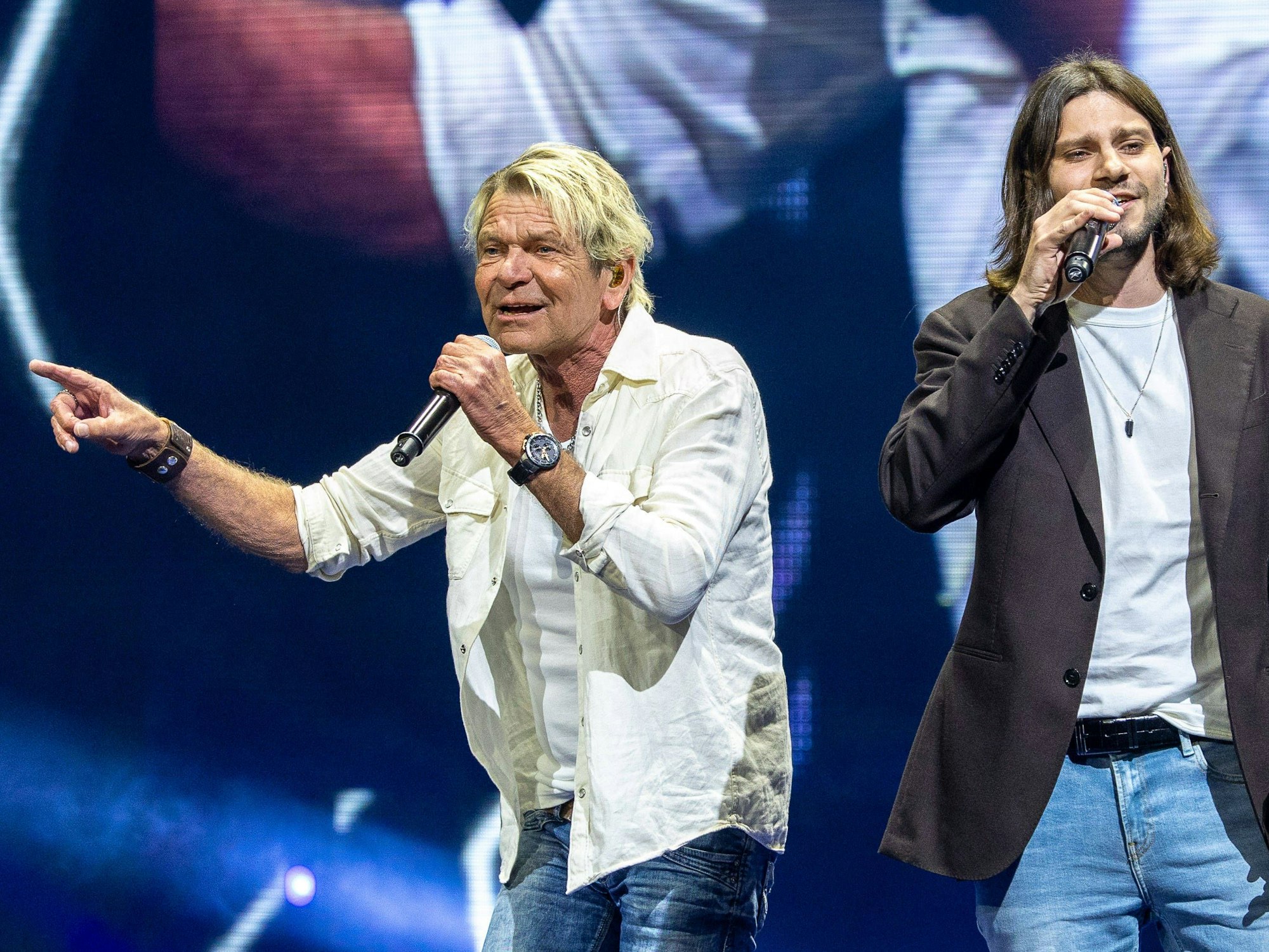 Mannheim Matthias Reim und Sohn Julian Reim 2024