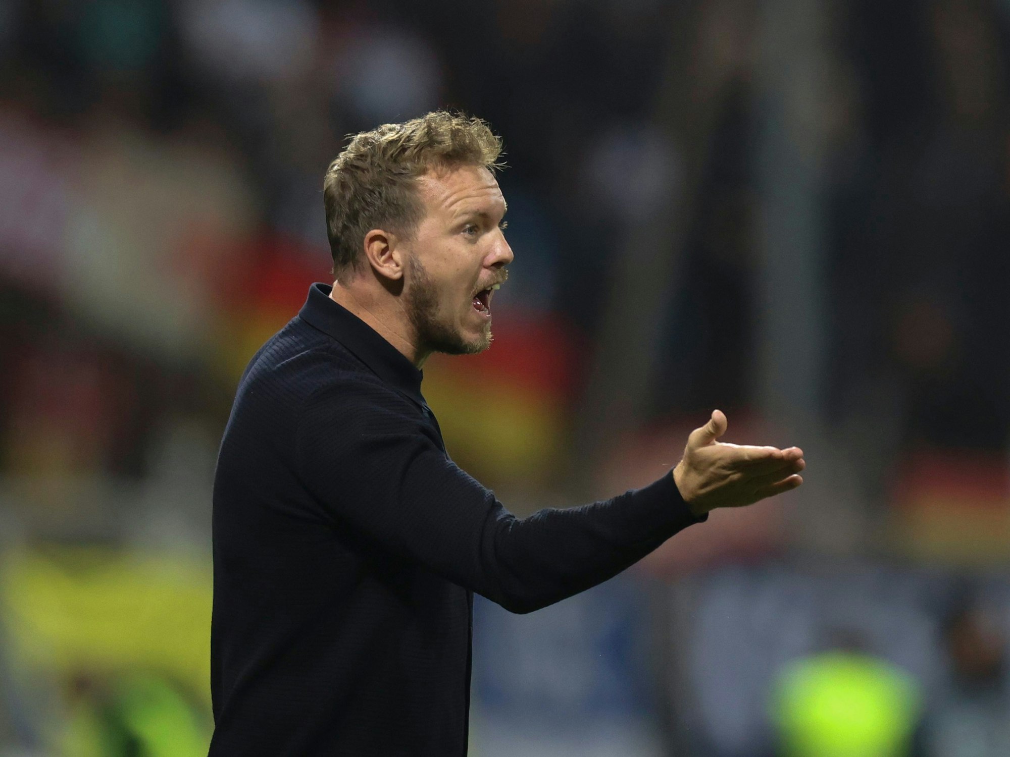 Julian Nagelsmann an der Seitenlinie.