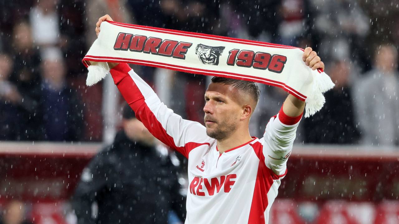 Abschiedsspiel für Lukas Podolski im Rhein-Energie-Stadion.