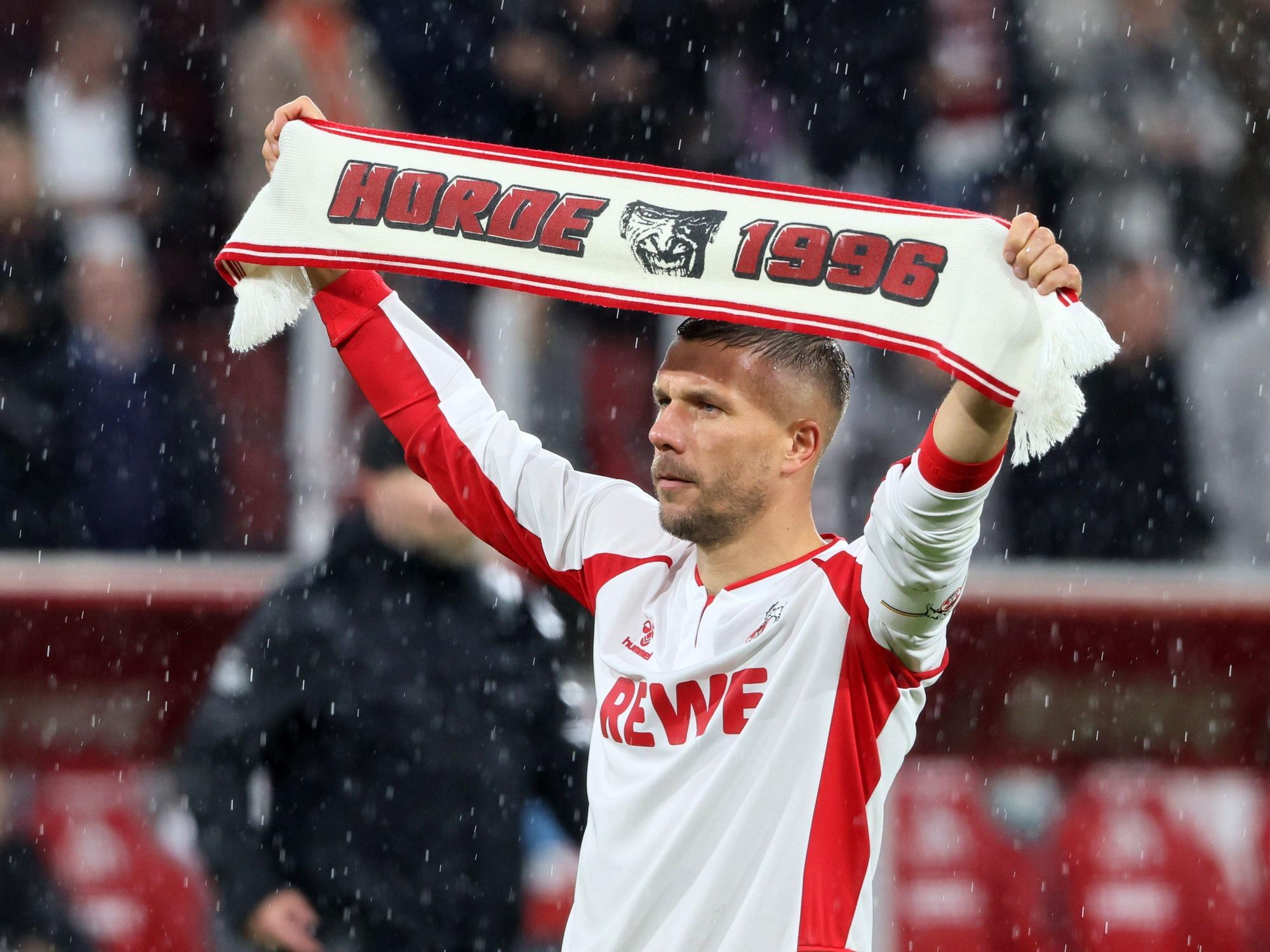 Abschiedsspiel für Lukas Podolski im Rhein-Energie-Stadion.