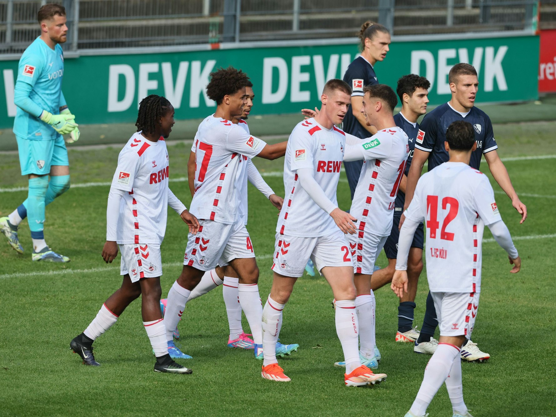 Neo Telle, 1. FC Köln, beim Spiel gegen Bochum.
