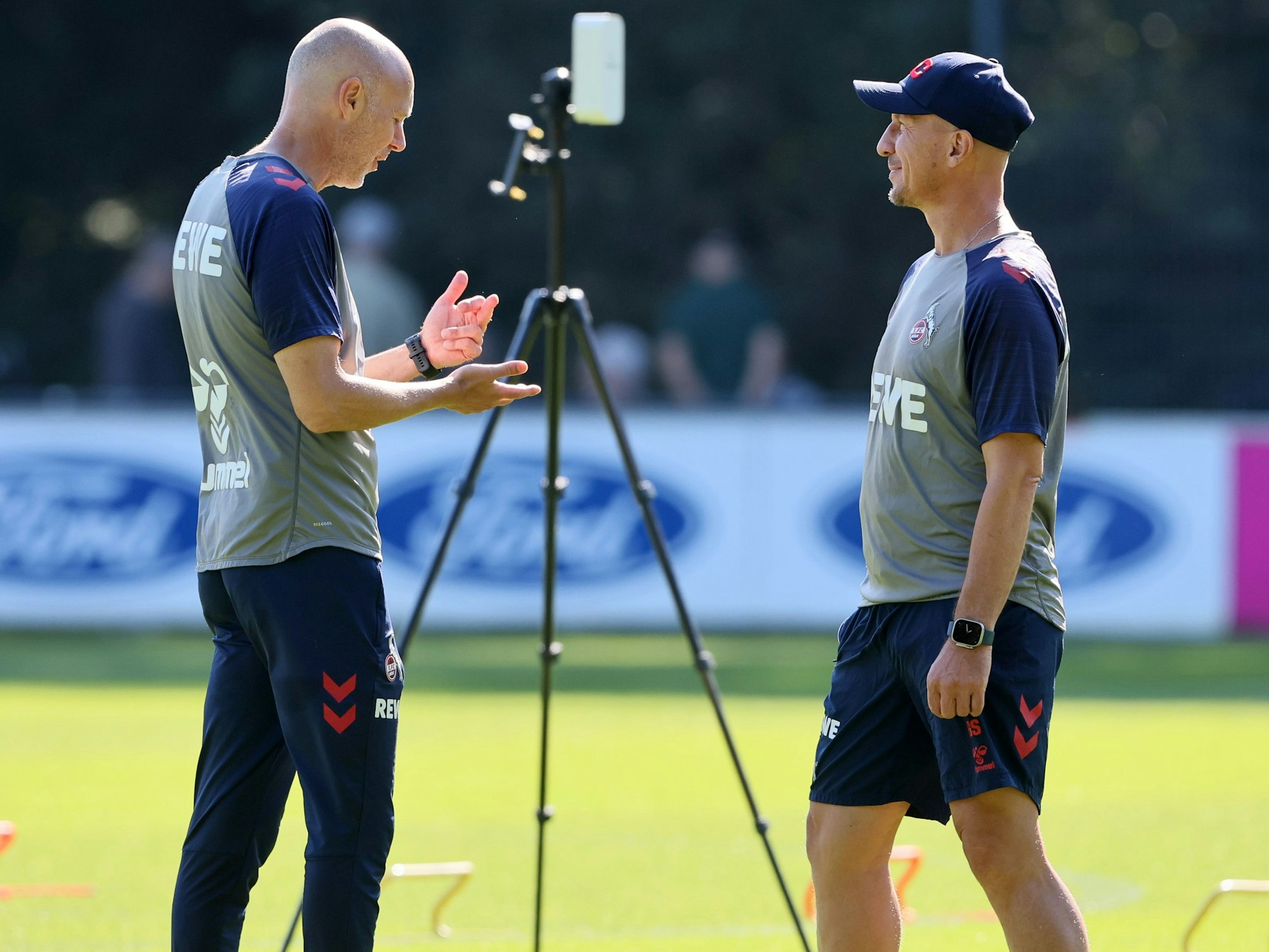 Gerhard Struber im Gespräch mit Thomas Hickersberger.
