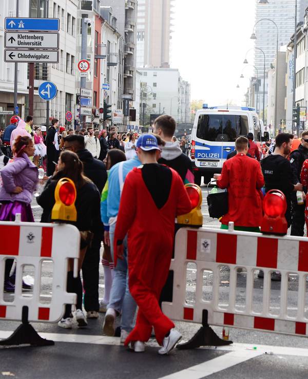Feiernde in Köln am 11.11.