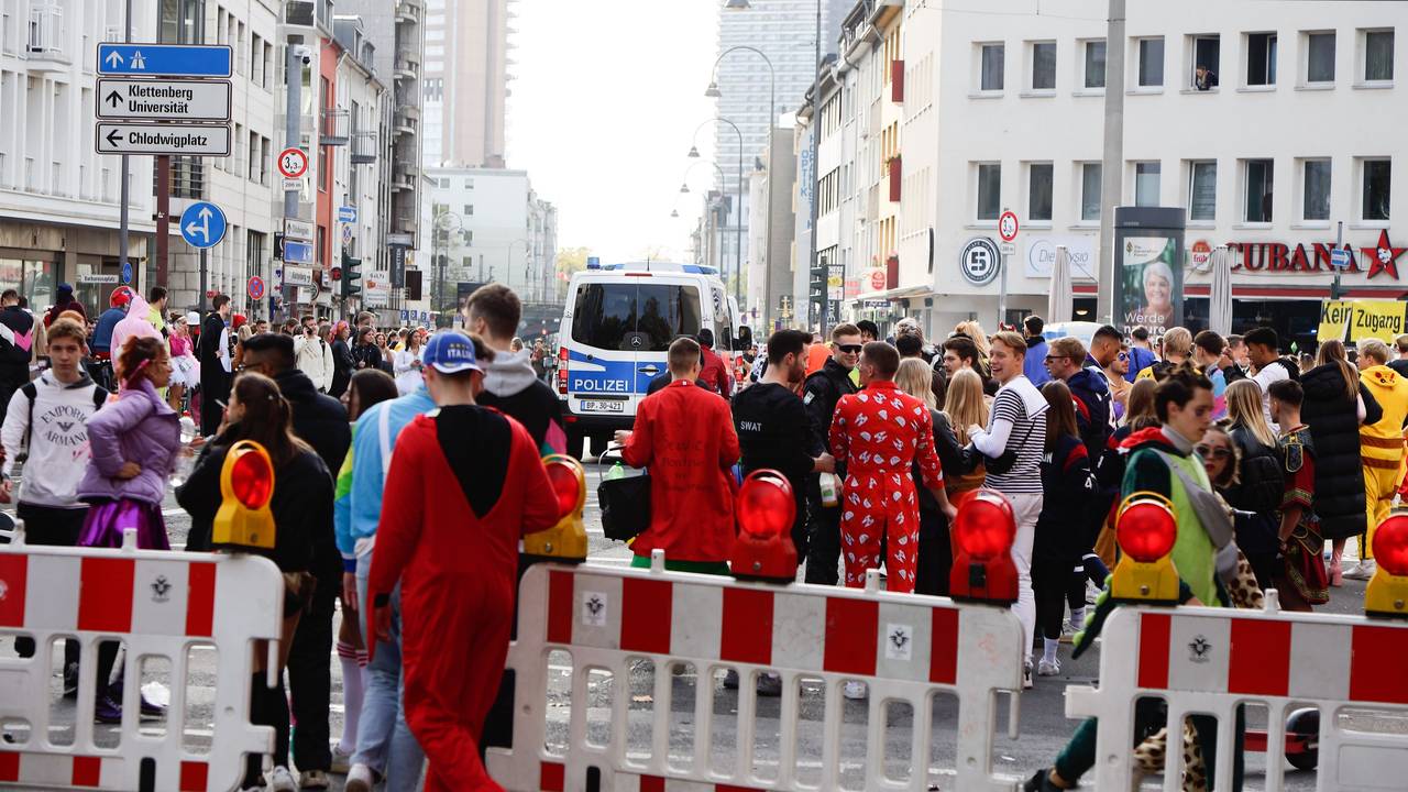 Feiernde in Köln am 11.11.
