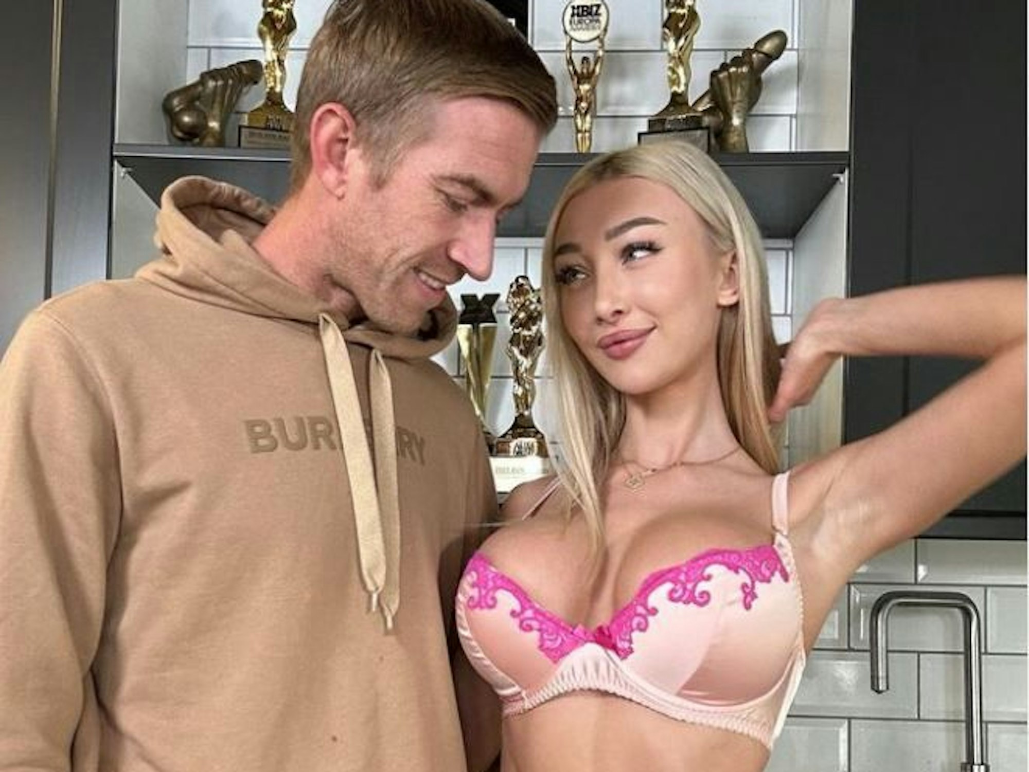 Pornostar Danny D mit Kollegin Frances Bentley