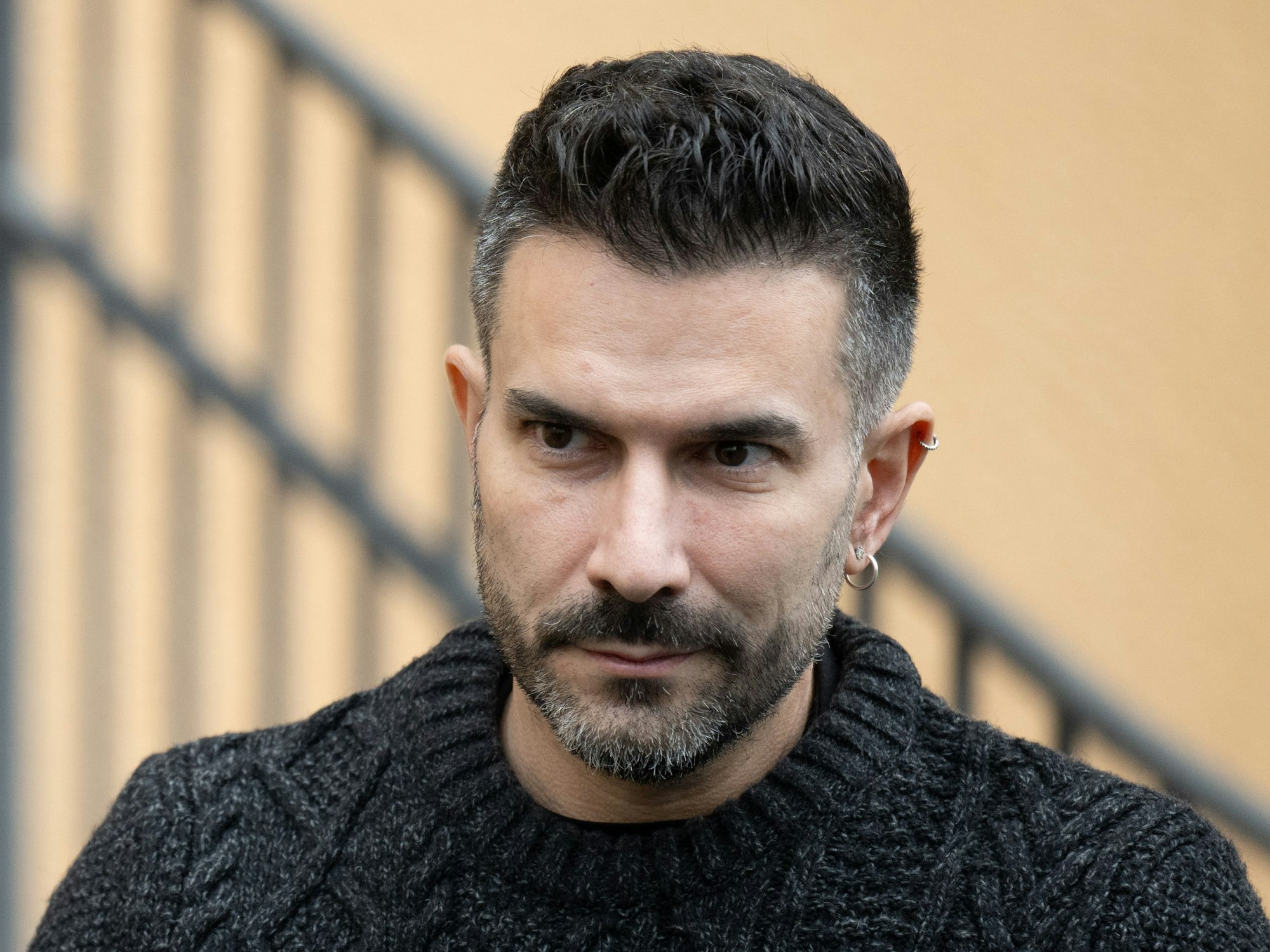 Marc Terenzi, Sänger und ehemaliger Dschungelkönig, steht im Amtsgericht Borna.