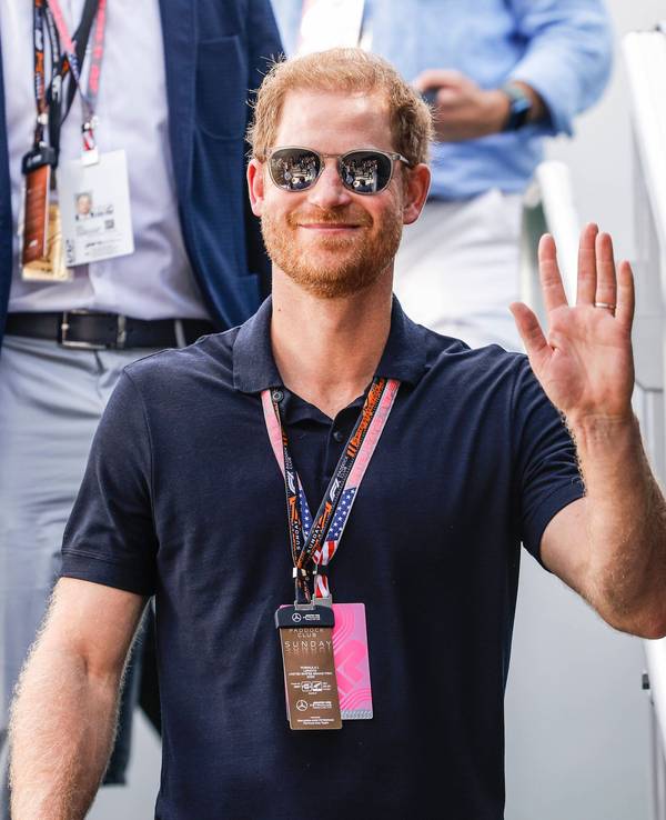 Prinz Harry, hier am 10. Oktober 2023 bei der Formel 1 in den USA, ist ein begeisterter Sportler.