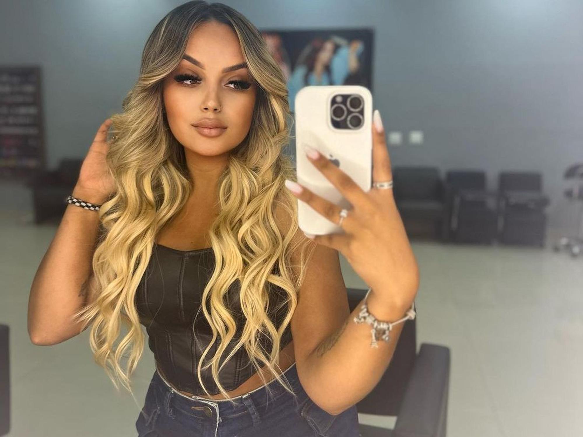 Ingrid Lima, hier auf einem Instagram-Selfie, das sie am 21. August 2023 postete, war mit Ex-Real-Spieler Tobias Vinicius zusammen.