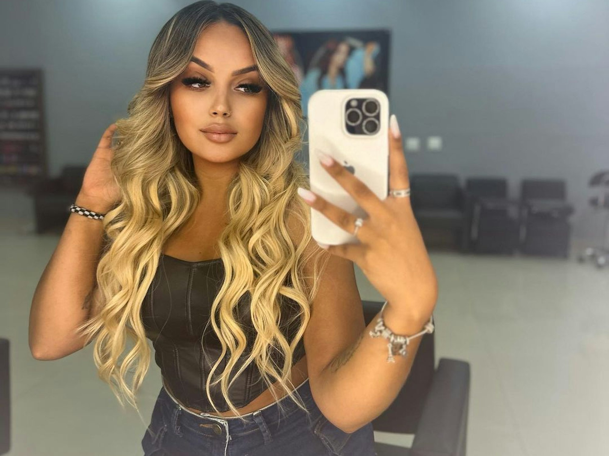 Ingrid Lima, hier auf einem Instagram-Selfie, das sie am 21. August 2023 postete, war mit Ex-Real-Spieler Tobias Vinicius zusammen.