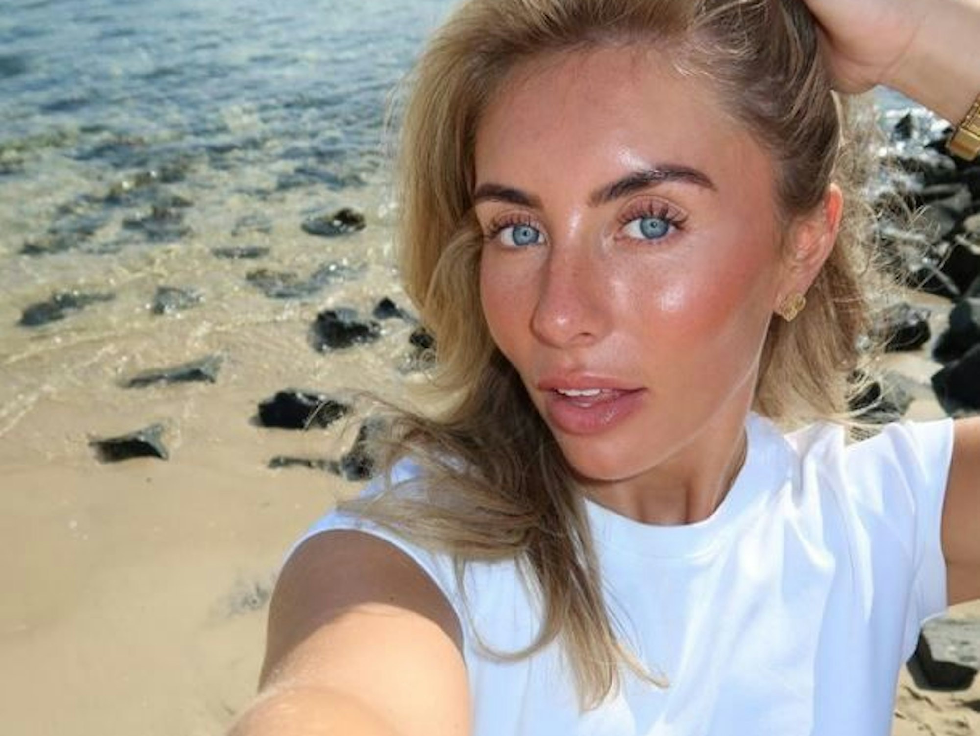 Das OnlyFans-Model Bonnie Blue auf einem Foto, dass sie am 14. August 2024 auf Instagram hochgeladen hat.