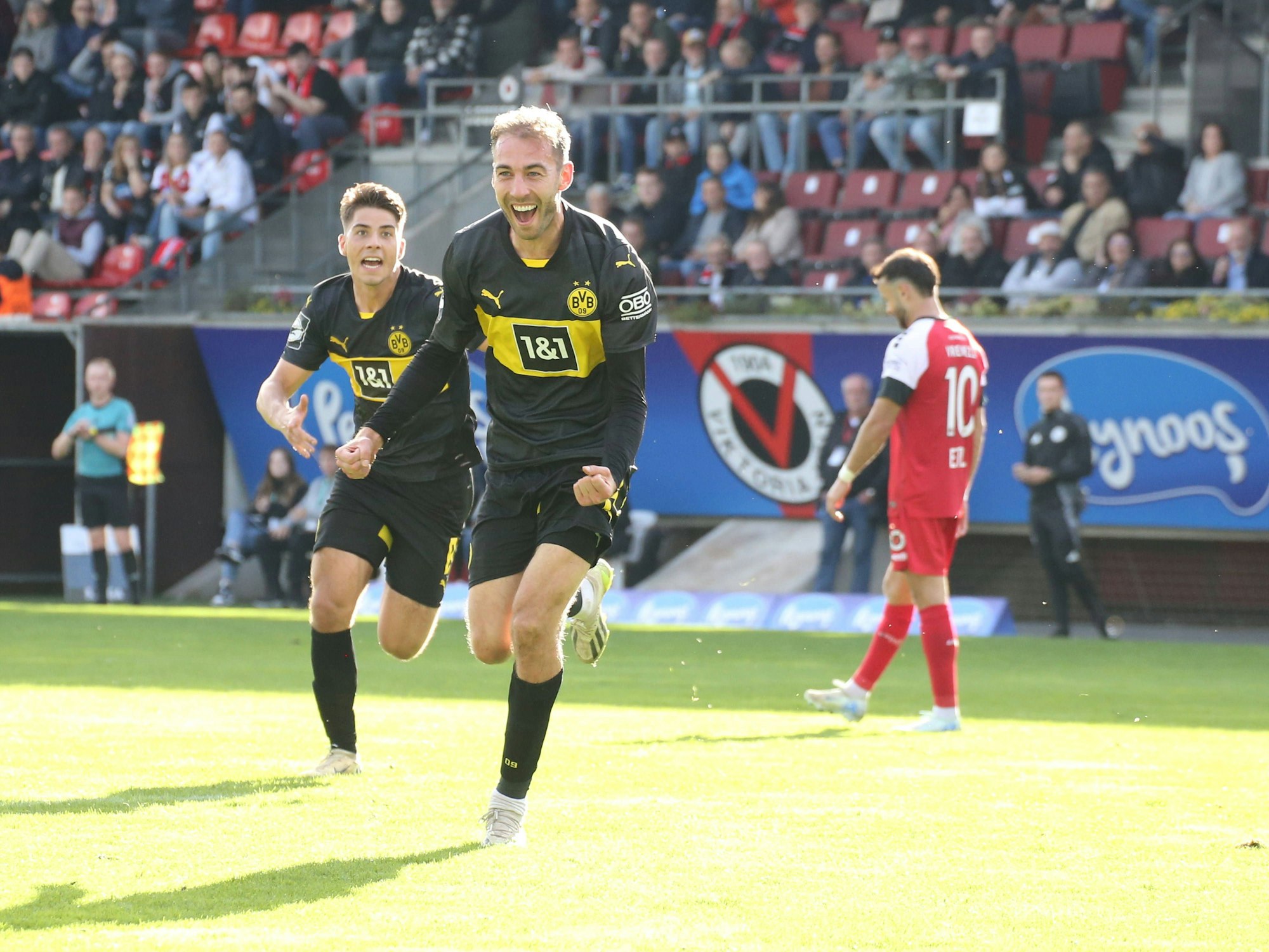 Michael Eberwein jubelt.