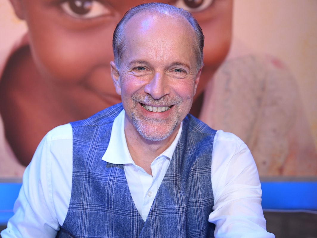 Der Schauspieler Jochen Horst posiert am 21.11.2019 in Hürth bei Köln beim 24. RTL Spendenmarathon wir helfen Kindern 2019.