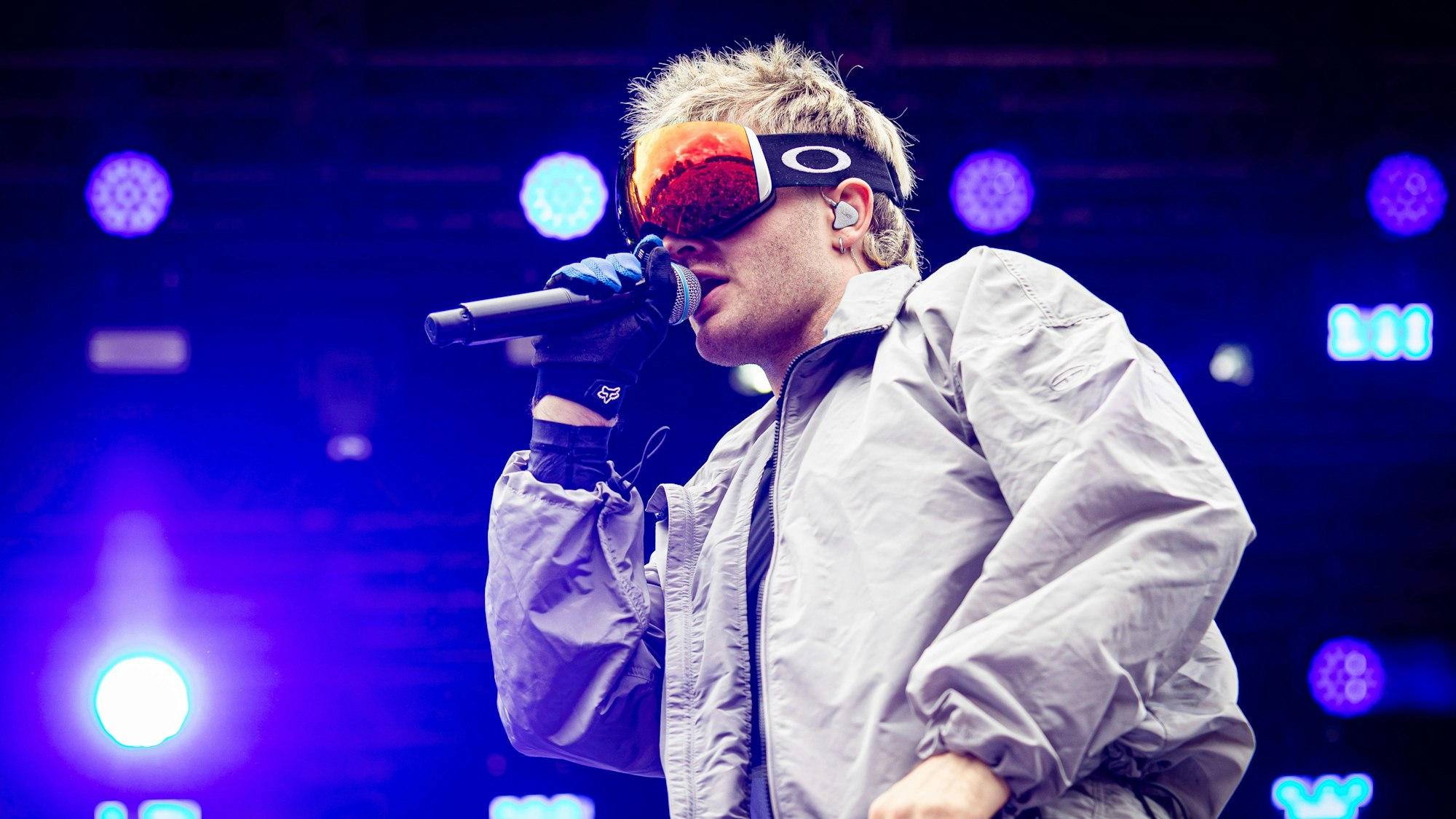 DDer deutsche Rapper „Ski Aggu“ (August Jean Diederich) tritt beim Hurricane Festival auf.