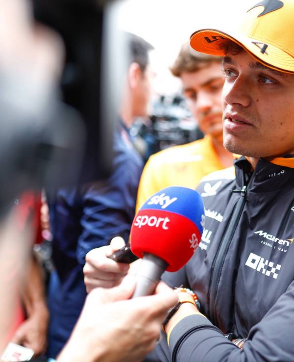 Lando Norris beim Großen Preis von Belgien am 25. Juli 2024.