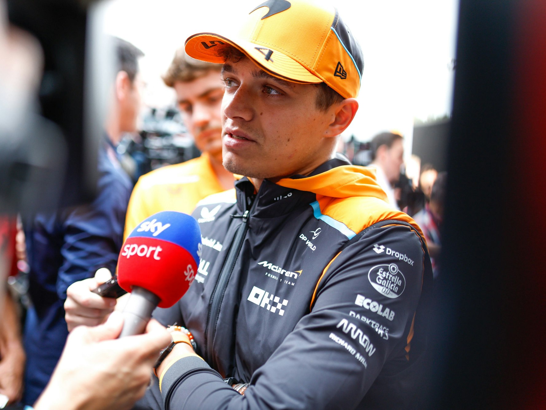 Lando Norris beim Großen Preis von Belgien am 25. Juli 2024.