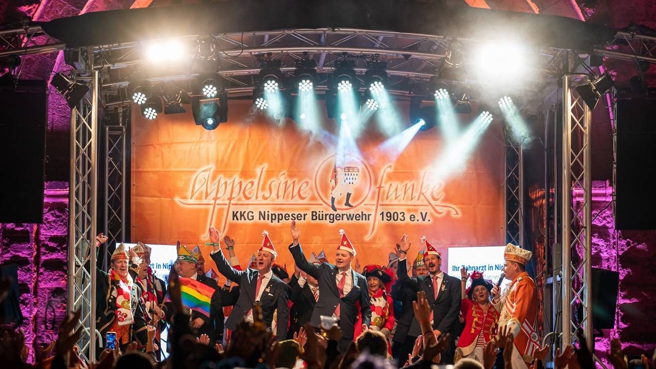 Sessionseröffnung der Nippeser Bürgerwehr.