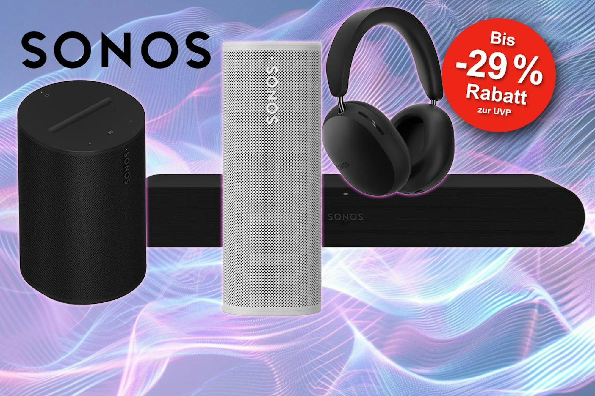 Darstellung von Sonos Produkten im tink Sale
