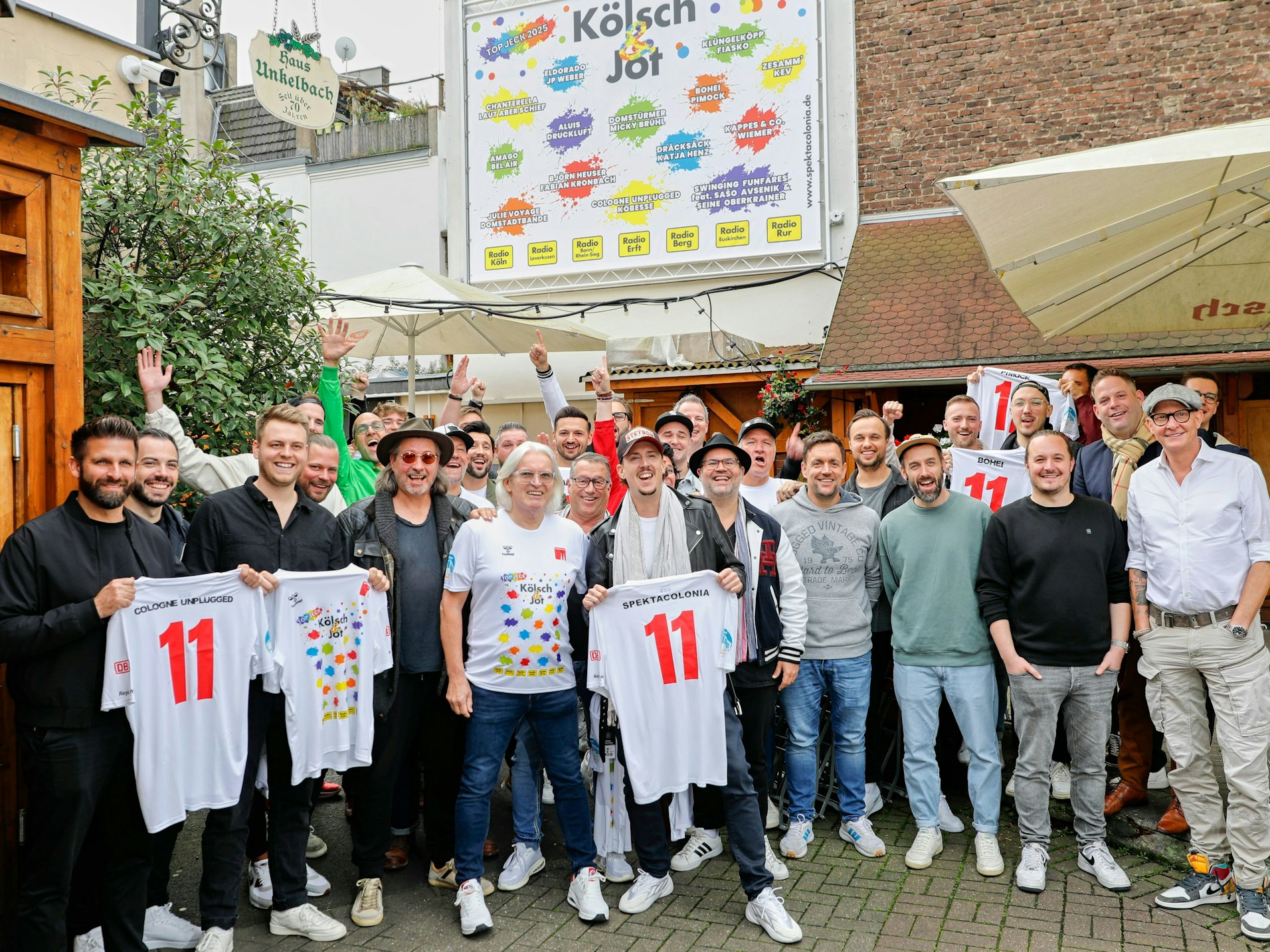 Bands vom Sampler „Kölsch & Jot Top Jeck“.