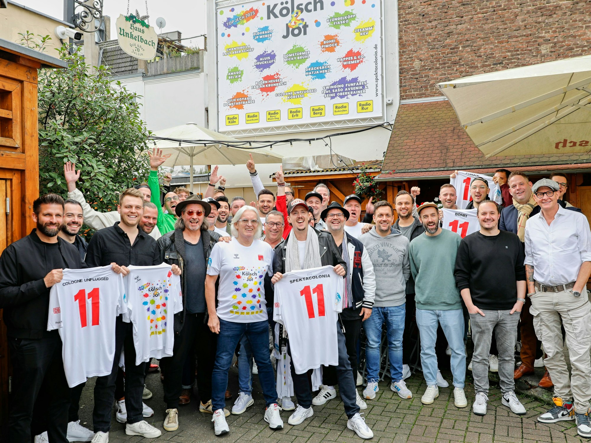 Bands vom Sampler „Kölsch & Jot Top Jeck“.