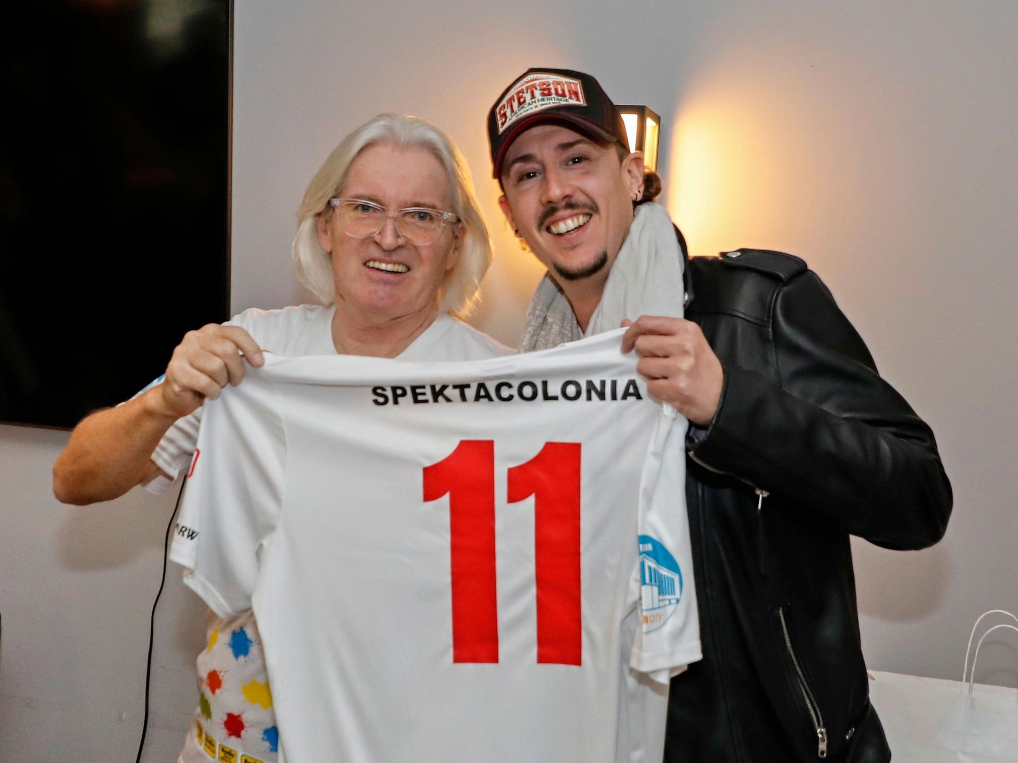 Jürgen Hoppe und Manuel Sauer von Spektacolonia.